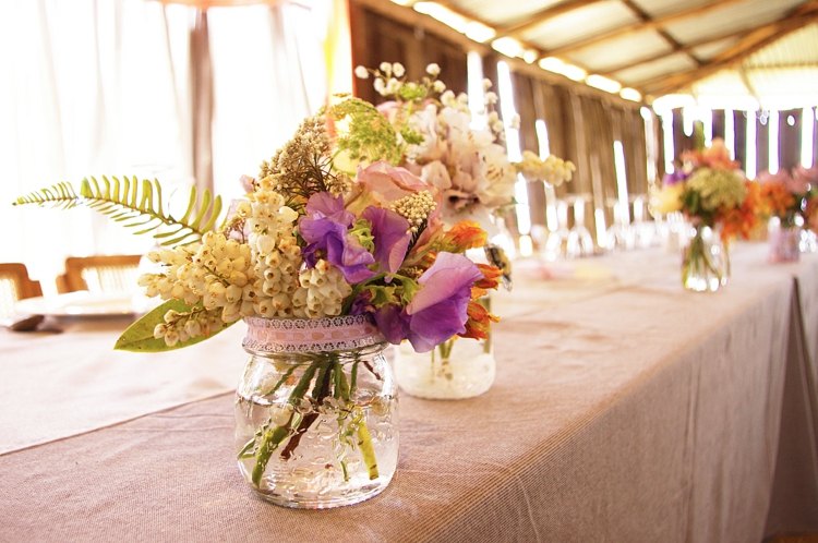 decoration mariage fleurs table
