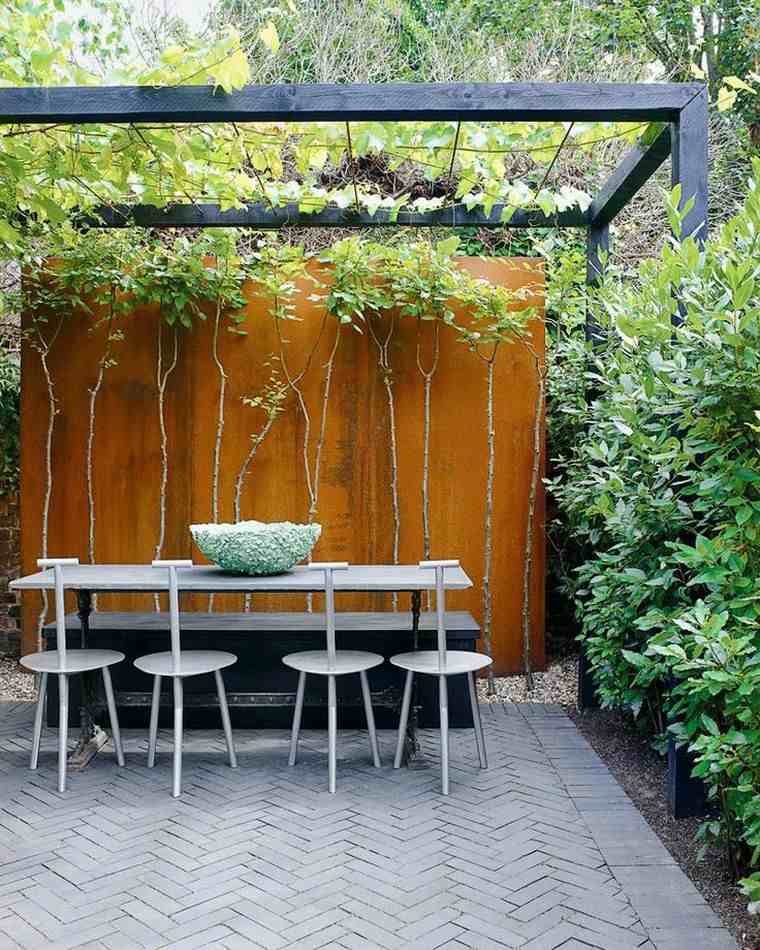 jardins aménagement salles manger extérieur terrasse pergolas