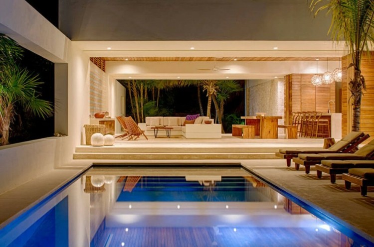 maison design terrasse piscine