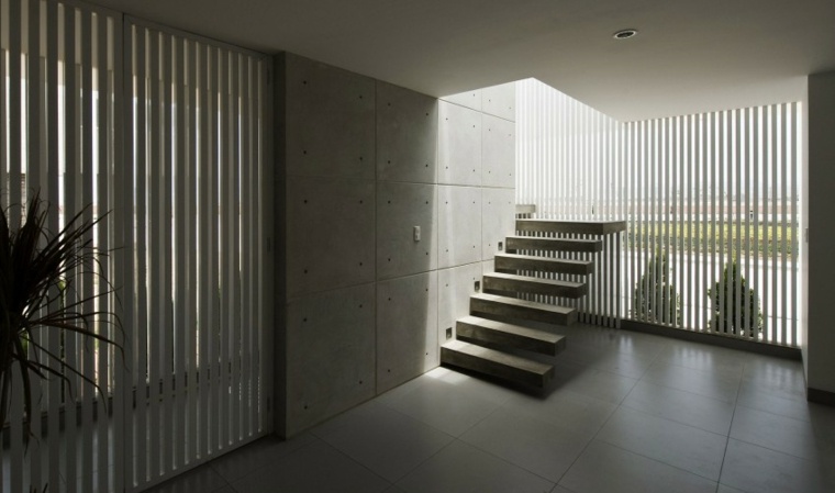 escalier design intérieur contemporain