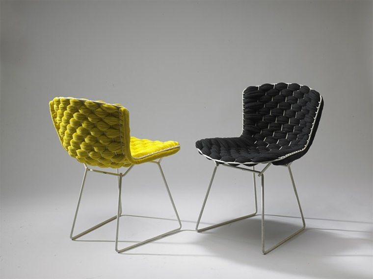 meubles déco design chaises bertoia modernes