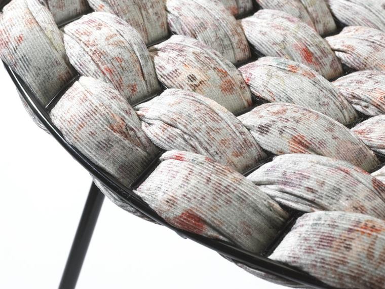 meuble design chaise bertoia coussin tissu décoration