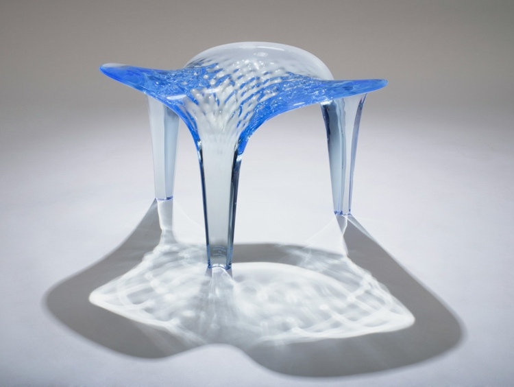 meubles en verre liquide design table basse