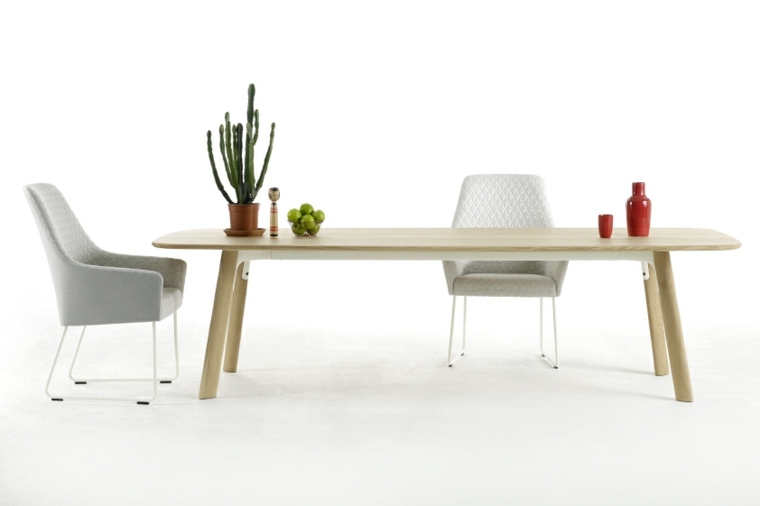 mobilier bois design contemporain table salle à manger