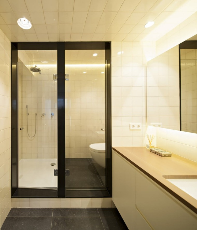 aménagement espace moderne salle de bain idée salle de bain contemporaine 