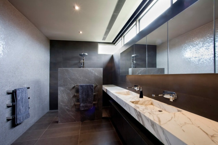 salle de bain contemporain moderne carrelage idée 