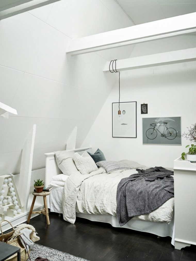 petits espaces decoration scandinave chambres parentales