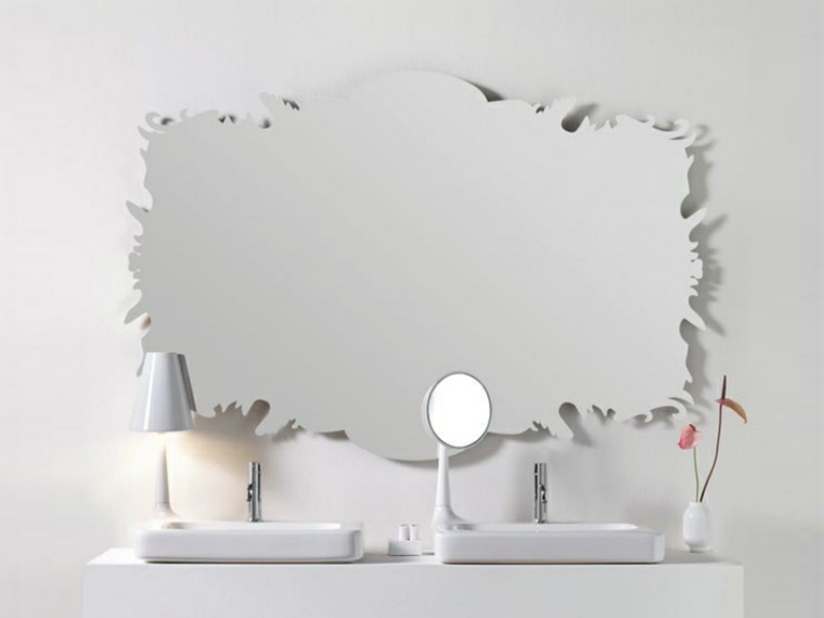 grand miroir design idée style contemporain original 