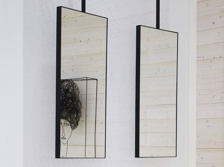 grand miroir design idée rectangulaire suspendu arcadia style contemporain ceramica cielo moderne
