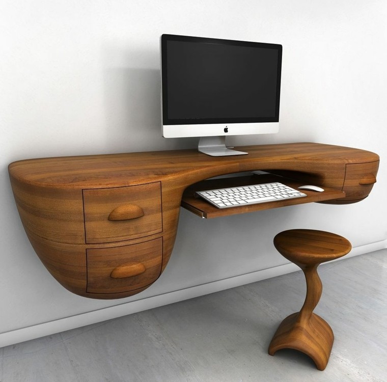 bureau bois design moderne