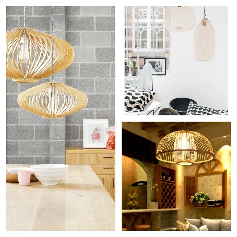 decors lampes suspensions bambou