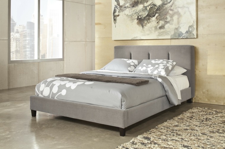 mobilier chambre design tête de lit moderne