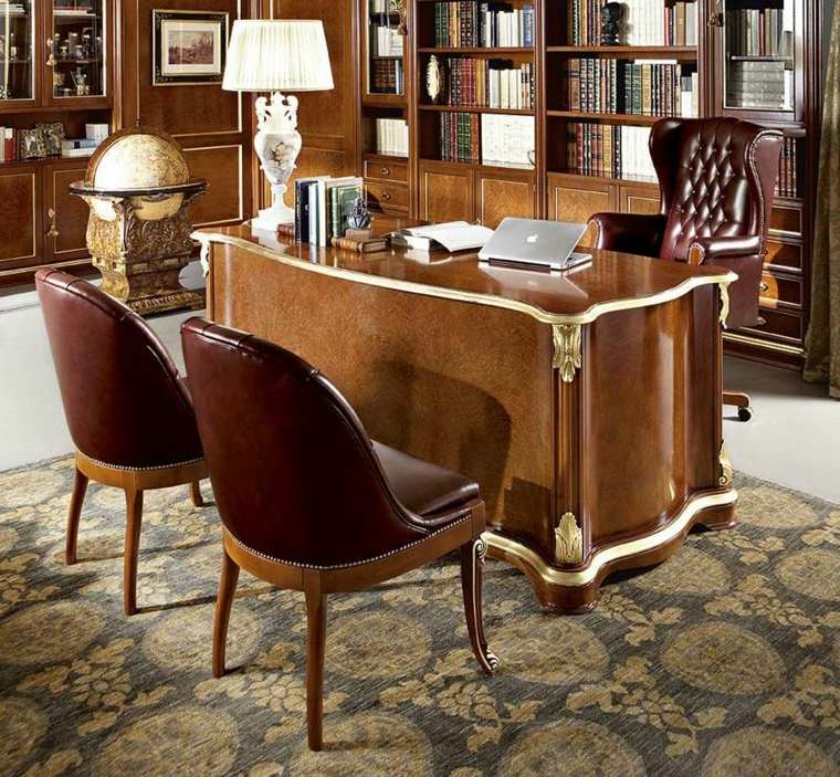 meubles baroques bureaux en bois
