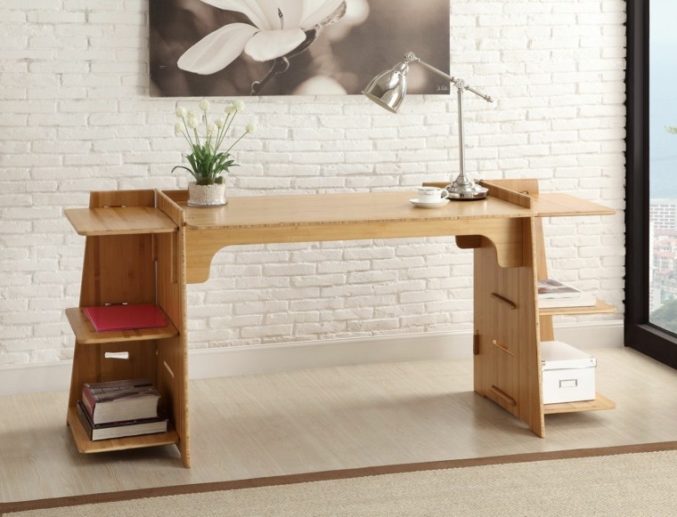 meubles rangement en bois bureaux modernes