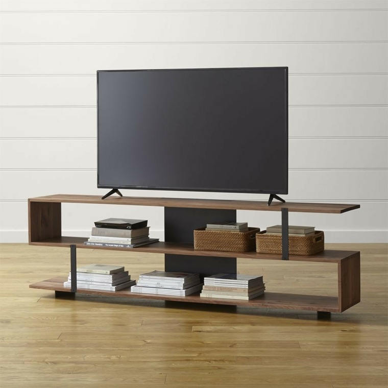 meuble tv industriel bois metal