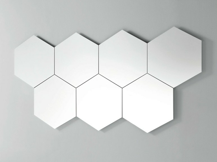 miroir original idée géométrique forme moderne