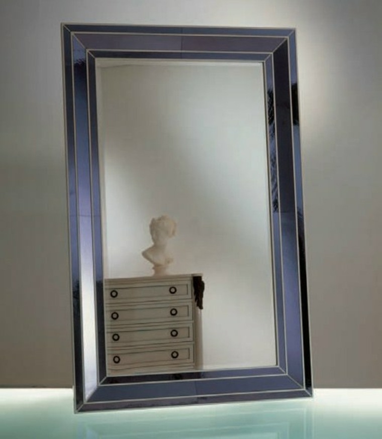 miroir design rectangulaire cadre lumiere intégrée fratelli-boffi-shiny-empire