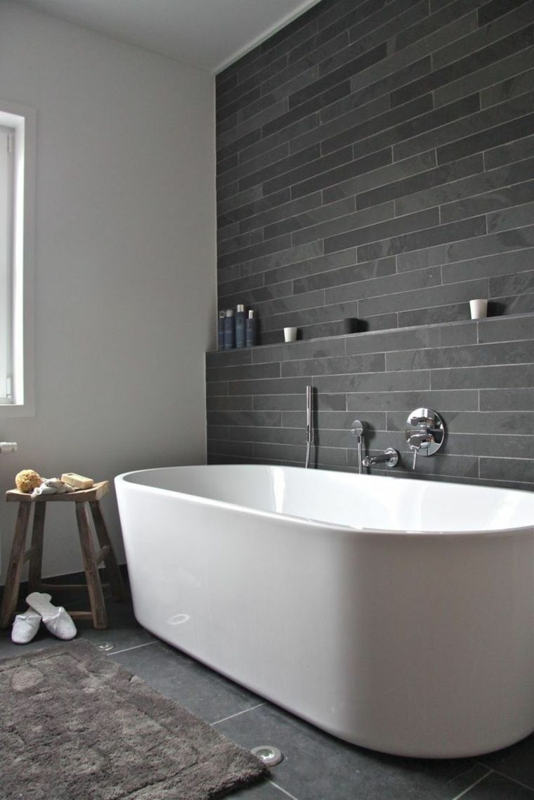 déco noir et blanc salles de bain modernes