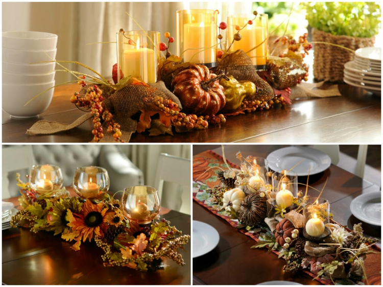 citrouille halloween décoration table