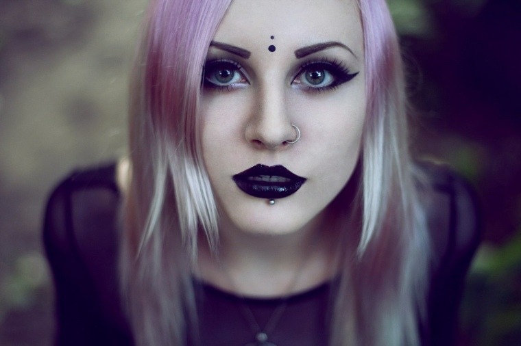 photos maquillage gothique Halloween