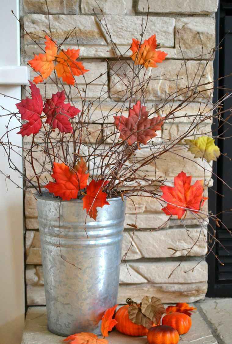 feuilles couleur deco maison