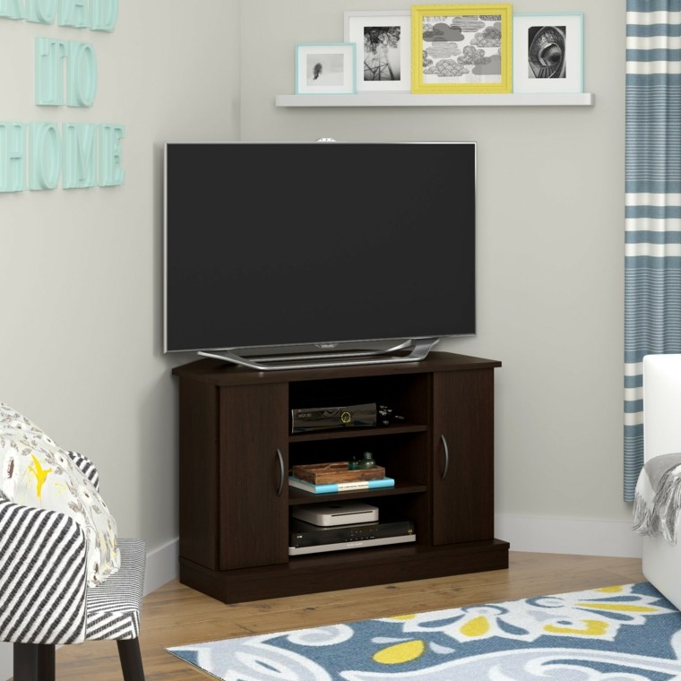 aménagement chambre meubles angle tv