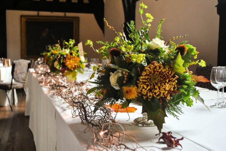 idee decoration table automne
