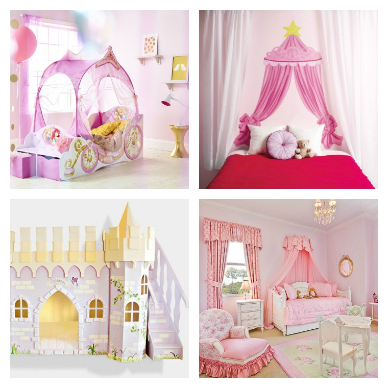 photo décoration chambre petites princesses