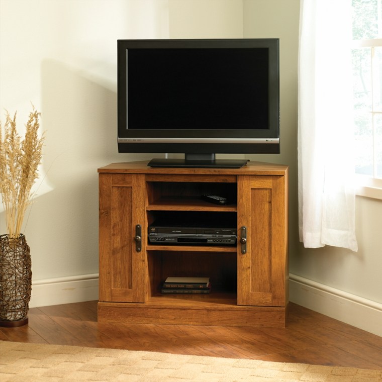 meuble d'angle tv mobilier bois