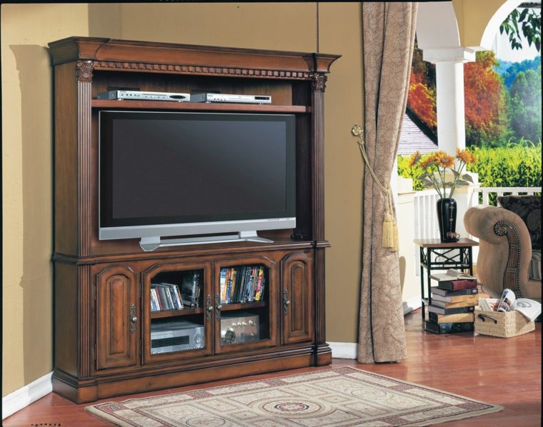 décoration salon meubles angle tv