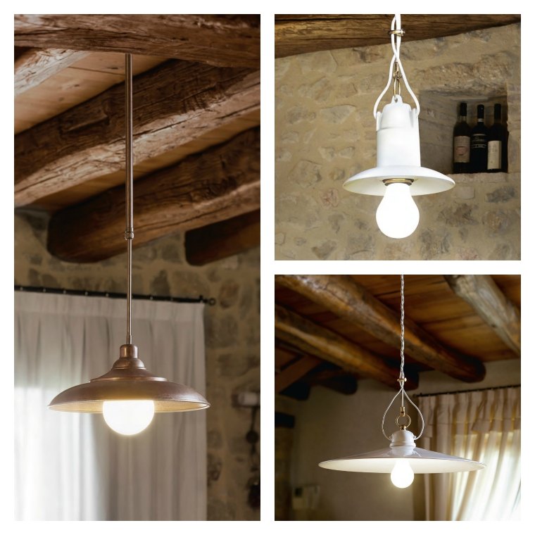lampes suspensions style industriel