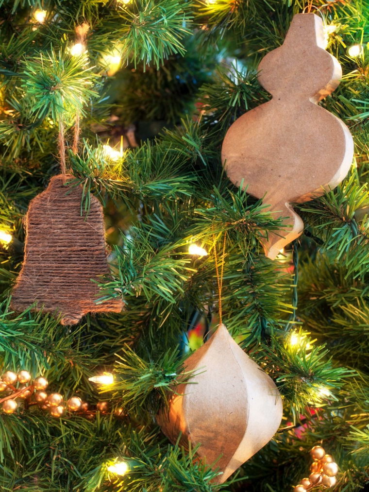 photo decoration Noël sapins originaux 