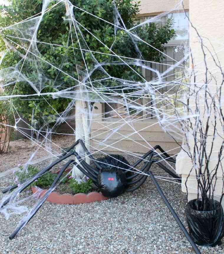 photos bricolage Halloween decoration jardin