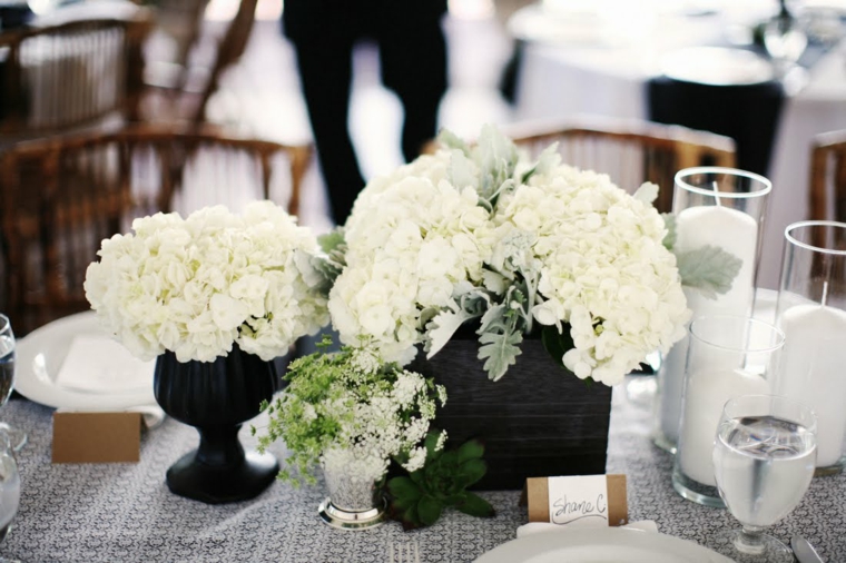 décoration fleurs mariage centre de table idée original