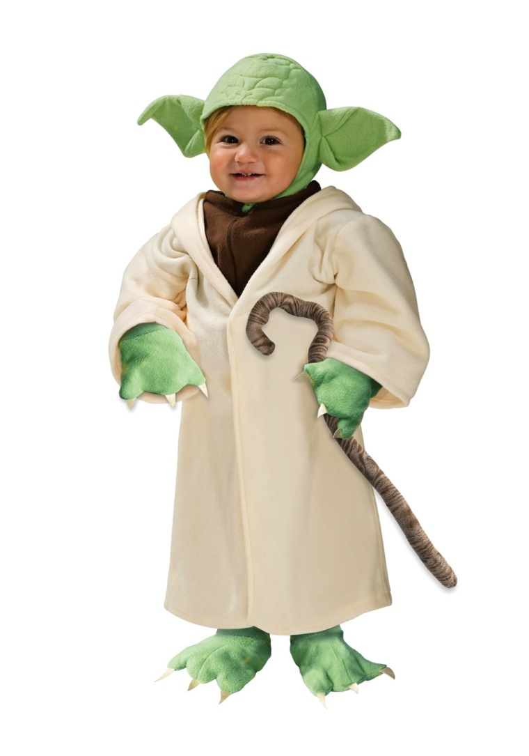 bébé costume halloween déguisement original yoda star wars