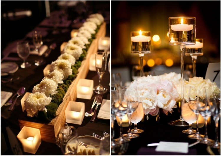 décoration automne mariage idee tables