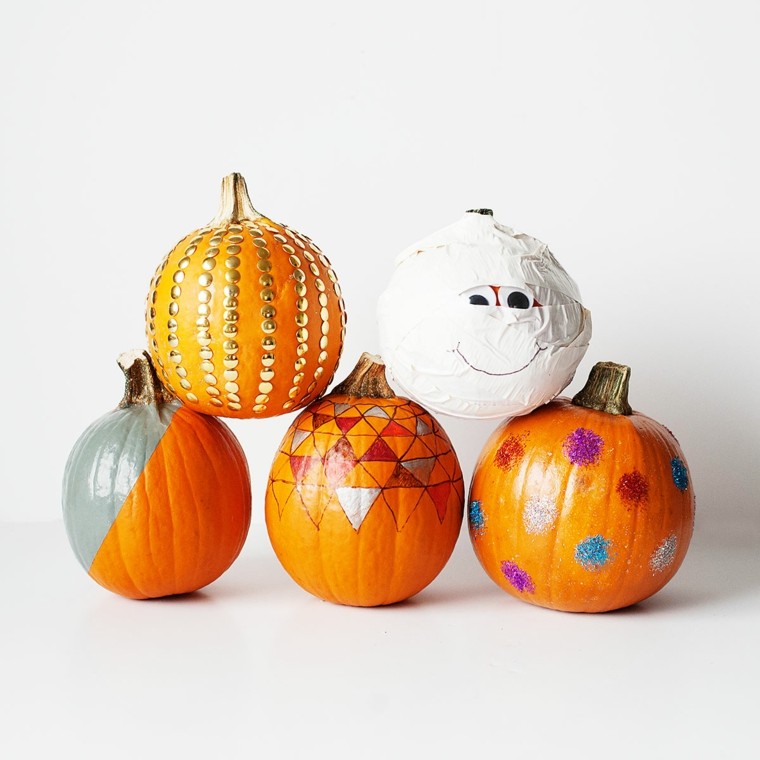 halloween déco citrouille idée original facile à réaliser Citrouille Halloween décoration