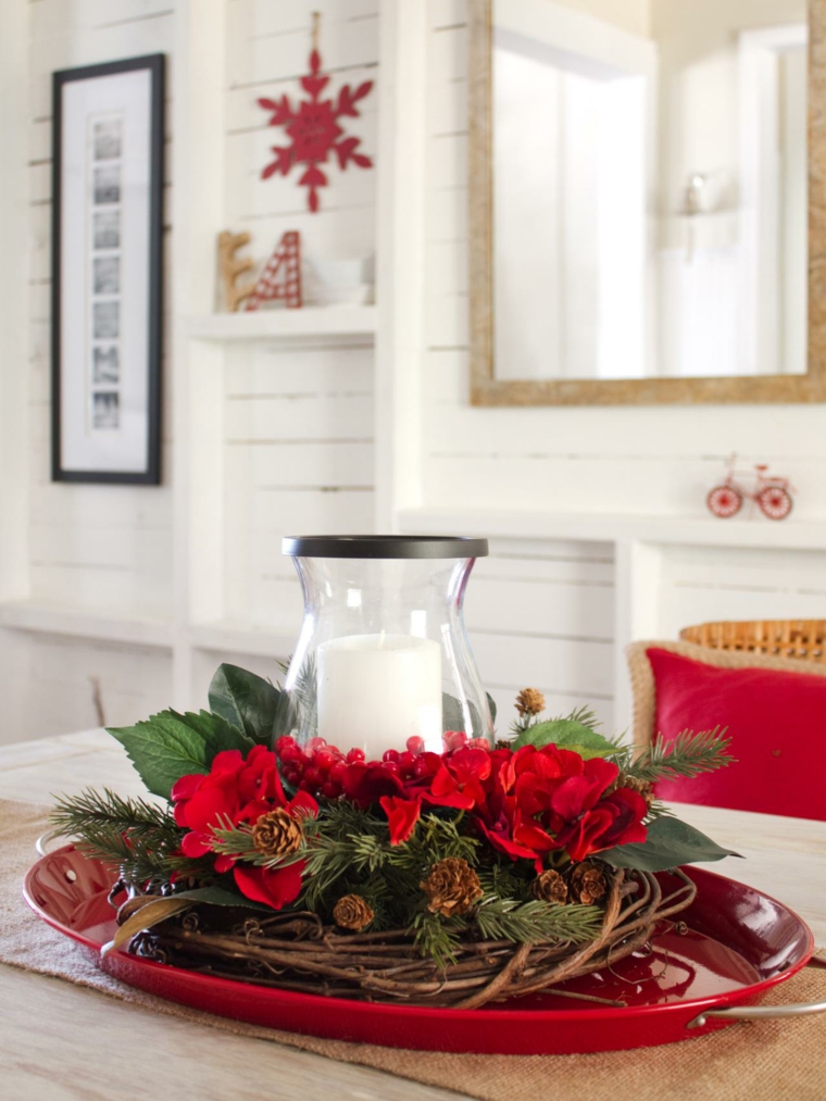 décoration de table fete bricolage simple Noël 