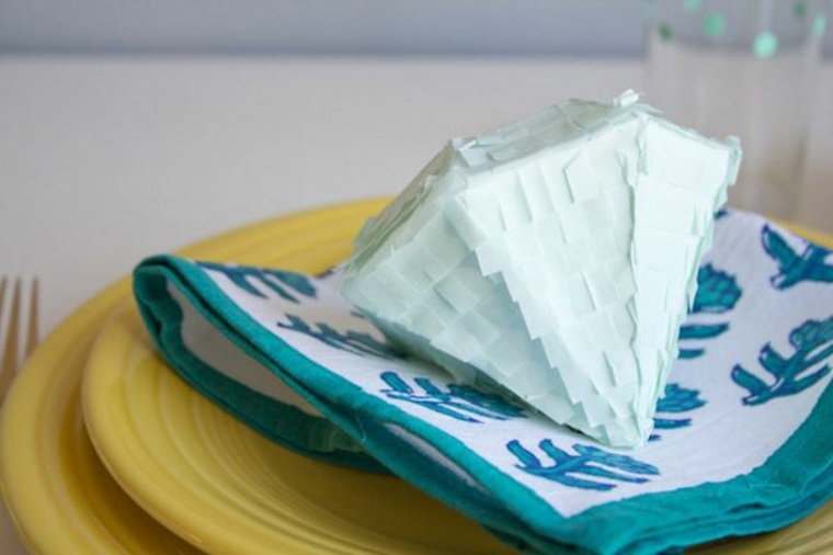anniversaire déco anniversaire origami assiette table déco