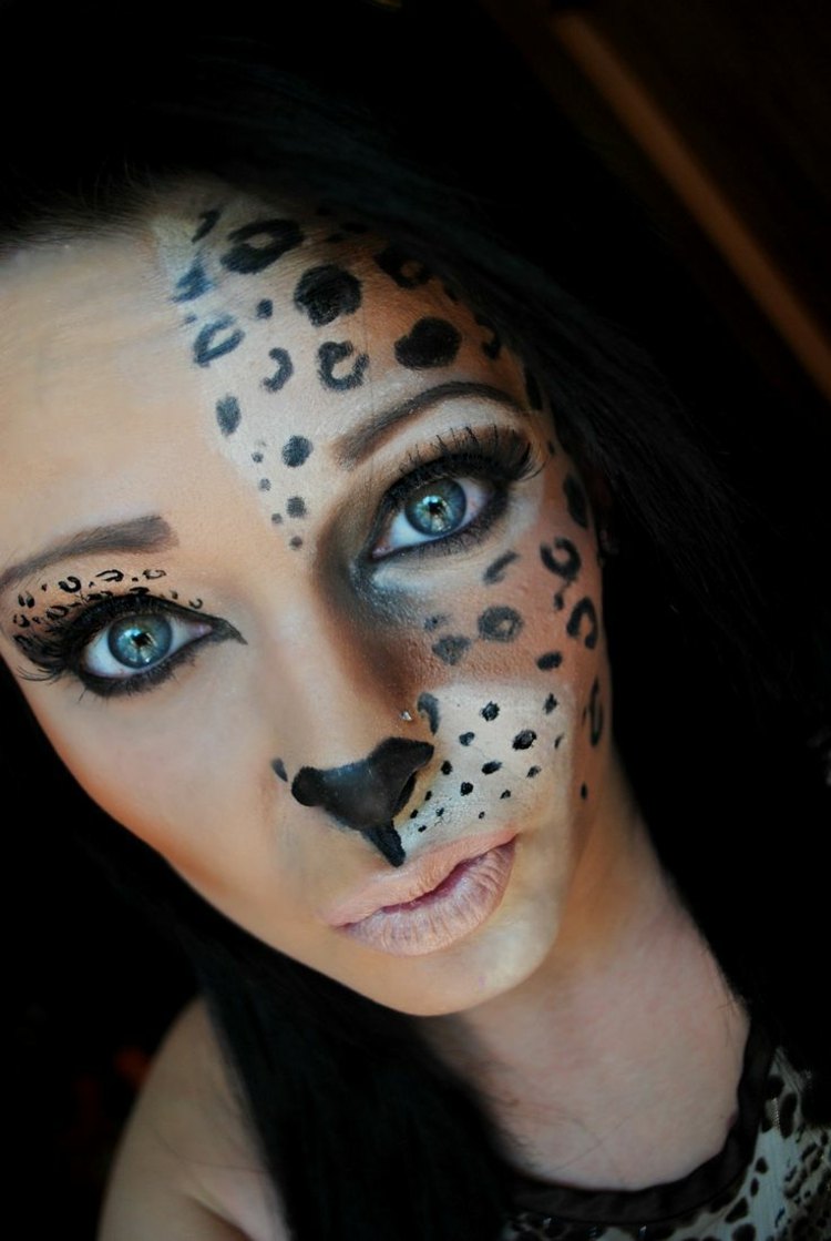 maquillage femme Halloween avatar