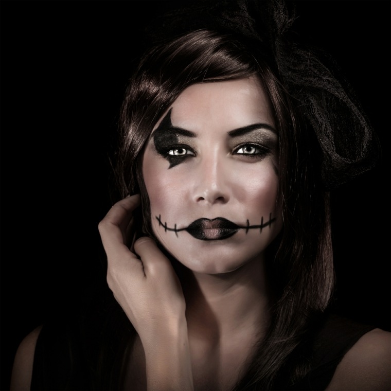 maquillage Halloween simple idees femme