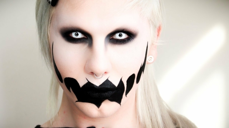 maquillage homme pour Halloween simple