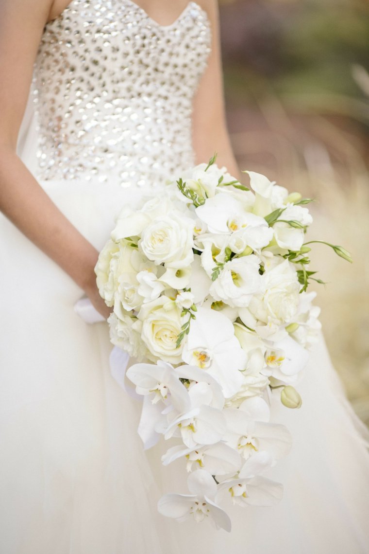fleurs mariage déco bouquet idée mariage blanc 