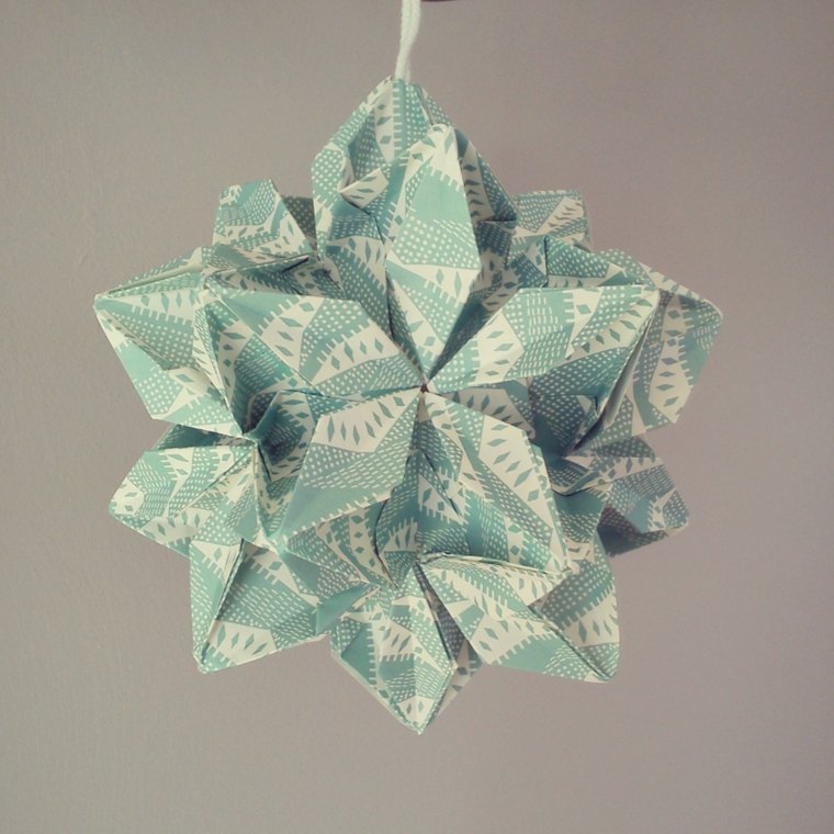 décoration en papier origami papier original pas cher brico idée 