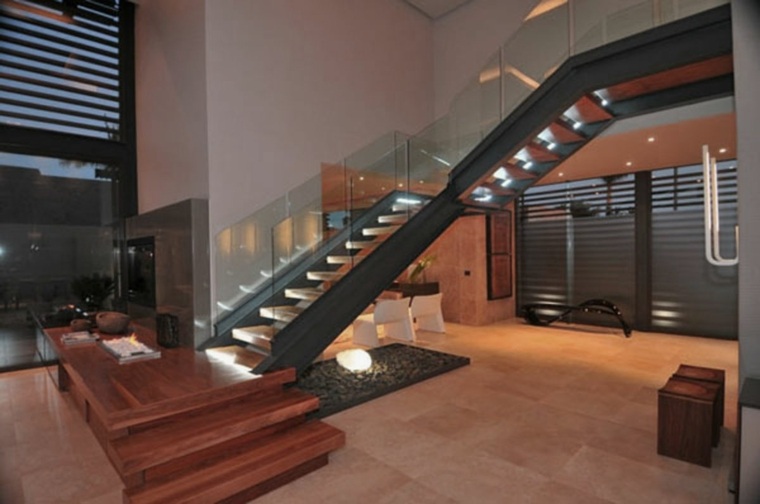 escalier renovation idees eclairage interieur