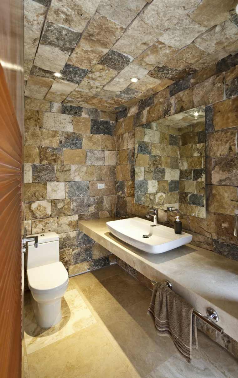 salle de bain design pierre
