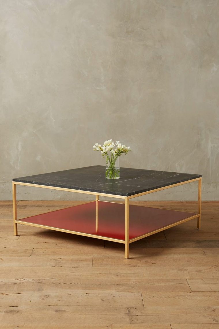 table en pierre design moderne idée aménagement salon déco