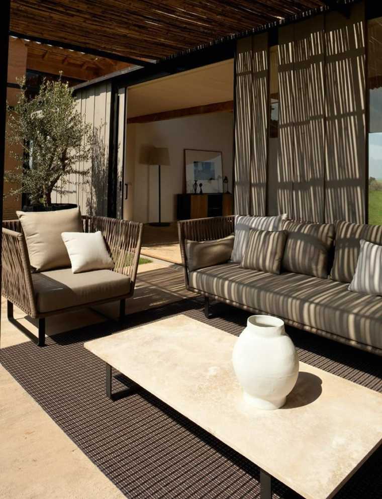 matériaux verts mobilier idée aménagement terrasse design t