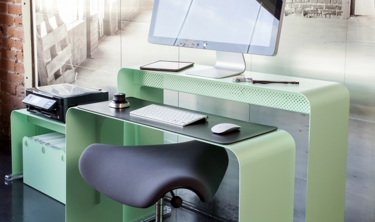 bureaux ordinateur meuble imprimante design 