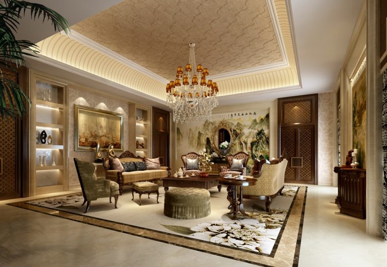 déco baroque salon luxe